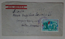 Paraguay - Enveloppe Aérienne Circulée Avec Timbres De La Rencontre Stroessner-Perón (1955) - Paraguay