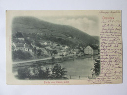 Romania-Oravita:Vue Generale C.pos. Voyage 1899/General View Mailed Postcard 1899 - Romania