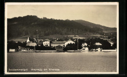 AK Weyregg Am Attersee, Totalansicht Mit Waldlandschaft  - Sonstige & Ohne Zuordnung