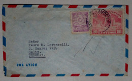Paraguay - Enveloppe Aérienne Diffusée Avec Timbres (1952) - Paraguay