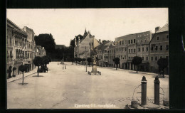 AK Eferding, Wasserpumpen Am Hauptplatz  - Altri & Non Classificati