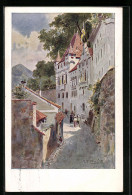 Künstler-AK Edward Theodore Compton: Partie Mit Gasthaus Stieglkeller In Salzburg  - Compton, E.T.