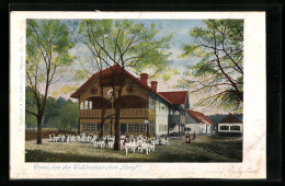 AK Oberschleissheim, Waldrestaurant Bergl  - Oberschleissheim