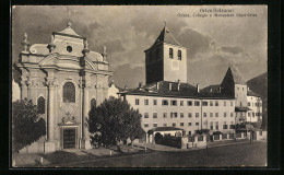 Cartolina Bolzano-Gries, Chiesa, Collegio E Monastero Muri-Gries  - Bolzano (Bozen)