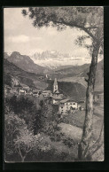 Cartolina St. Magdalena Bei Bozen, Ortsansicht Aus Der Vogelschau Mit Dem Rosengarten  - Bolzano (Bozen)