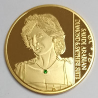MÉDAILLE - DIANA - 1961-1997 - SAUDI ARABIAN  - DIAMOND AND SAPPHIRE SUITE - BE - Other & Unclassified