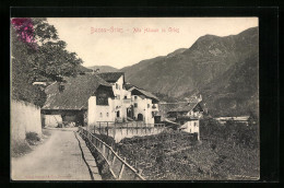 Cartolina Bozen-Gries, Alte Häuser  - Bolzano (Bozen)