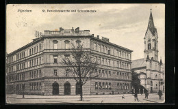 AK München, St. Benediktuskirche Und Schrenkschule  - München
