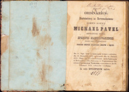 Schematismus Venerabilis Cleri Graeci Ritus Catholicorum Dioecesis Szamosujvariensis Pro Anno Christo Nato 1877 826SPN - Libri Vecchi E Da Collezione