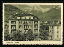 Cartolina Merano, Albergo Cervo  - Otros & Sin Clasificación