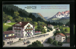 Cartolina Welschnofen Bei Karer See, Hotel Und Pension Moserhof Gegen Latemar  - Other & Unclassified