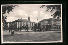 AK Wiesbaden, Kurhotel Zu Den 4 Jahreszeiten  - Wiesbaden