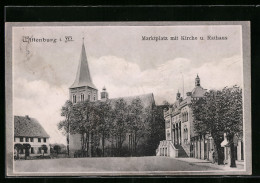 AK Wittenburg I. M., Marktplatz Mit Kirche Und Rathaus  - Autres & Non Classés