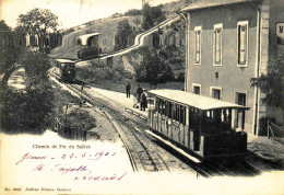 CPA  Chemin De Fer Du Saleve A Delaunay Rue Des 3 Cailloux Amiens (animee) A29 - Autres & Non Classés