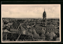 AK Grossenhain I. Sa., Blick über Die Stadt Nach Dem Kupferberg  - Grossenhain