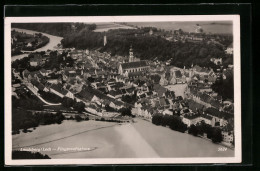 AK Landsberg / Lech, Gesamtansicht, Fliegeraufnahme  - Landsberg