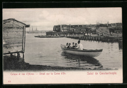 AK Constantinople, Caique Et Vue D`Aivan, Sérail Sur La Corne D`Or  - Turkey