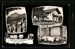AK Ainring / Oberbayern, Hotel Haus Resi, Inh. Therese Götzinger  - Other & Unclassified