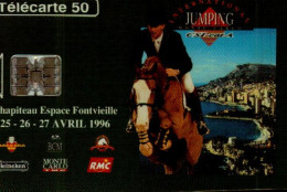 TELECARTE 50.....INTERNATIONAL JUMPUNG... FONTVIEILLE...PETIT TIRAGE - 50 Eenheden