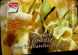 TELECARTE CINQ..  FINDUS...POISSON A L'OSEILLE  .......PETIT TIRAGE - 5 Unidades