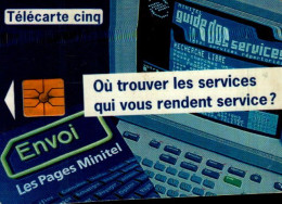 TELECARTE CINQ..  MINITEL  .......PETIT TIRAGE - 5 Einheiten