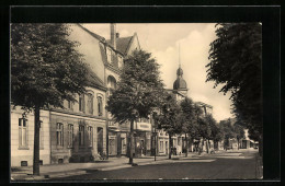 AK Güstrow I. M., Blick In Die Eisenbahnstrasse  - Güstrow