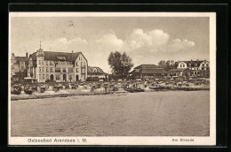 AK Arendsee I. M., Strand Mit Villen Von Der Ostsee Aus Gesehen  - Sonstige & Ohne Zuordnung