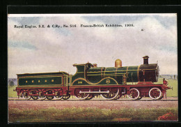 Pc Royal Engine SE & C.Ry No. 516, Franco-British Exhibition 1908  - Trains