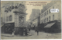 LORIENT- FONTAINE DU MORBIHAN ET RUE PAUL-BERT - Lorient