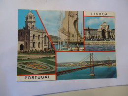 PORTUGAL   POSTCARDS   LISBOA  STAMPS  PANORAMA - Other & Unclassified