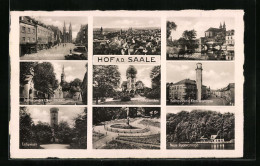AK Hof / Saale, Theresienstein, Marienkirche, Klosterstrasse  - Other & Unclassified