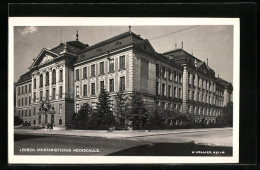 AK Leoben, Montanistische Hochschule Mit Strasse  - Sonstige & Ohne Zuordnung