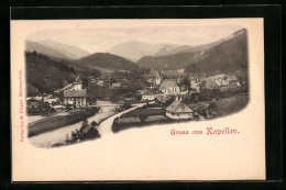 AK Kapellen, Panorama Mit Kirche  - Sonstige & Ohne Zuordnung