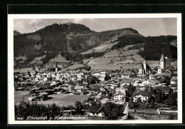 AK Kitzbühel, Ortsansicht Gegen Hahnenkamm  - Andere & Zonder Classificatie