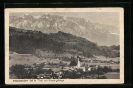 AK Erl, Ortsansicht Mit Kaisergebirge  - Andere & Zonder Classificatie