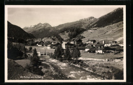 AK St. Anton Am Arlberg, Ortsansicht Mit Blick In Die Berge  - Andere & Zonder Classificatie