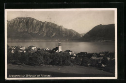 AK Unterach Am Attersee, Salzkammergut, Uferpartie Mit Kirche  - Other & Unclassified