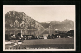 AK Altmünster, Salzkammergut, Uferpartie Mit Kirche Und Traunstein  - Other & Unclassified