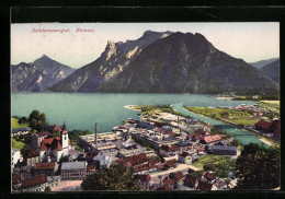 AK Ebensee, Salzkammergut, Teilansicht Mit Kirche  - Andere & Zonder Classificatie