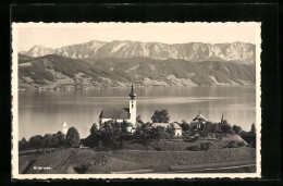 AK Attersee, Uferpartie Mit Kirche  - Other & Unclassified