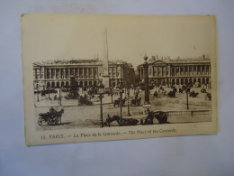 FRANCE   POSTCARDS  PARIS  CONCORDE - Autres & Non Classés