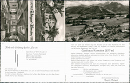Kematen Obb. Doppel-Karte Reklame Werbung Gasthaus WEINGAST 1955 - Other & Unclassified