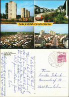 Groß-Gerau Mehrbild-AK Mit Luftbild NAUHEIM, Strasse Mit Wohnsiedlung 1980 - Gross-Gerau