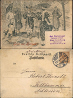 Ansichtskarte Hamburg Künstlerkarte Hamburger Originale Typen 1899 - Andere & Zonder Classificatie