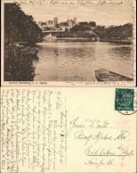 Ansichtskarte Bernburg (Saale) Teich Partie Ansicht Schloss, Castle View 1934 - Autres & Non Classés