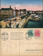 Ansichtskarte Hamburg Jungfernstieg - Straßenbahn 1919 - Other & Unclassified