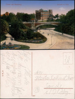 Ansichtskarte St. Pauli-Hamburg Seewarte - Straße 1916 - Other & Unclassified