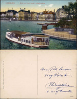 Ansichtskarte Hamburg Fähre Neuer Jungfernstieg 1914 - Autres & Non Classés