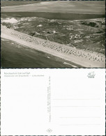 Ansichtskarte List Auf Sylt Luftbild Strand Und Halle 1963 - Andere & Zonder Classificatie