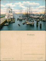 Ansichtskarte Hamburg Segelschiffhafen - Stadt Im Hintergrund 1910 - Autres & Non Classés